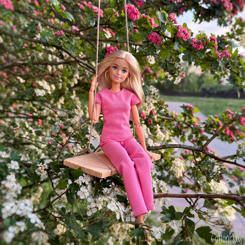 Sada pro Barbie - světle růžové pyžamo — foto 2