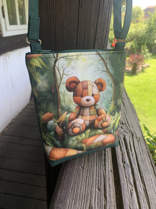 Medvídek se zelenou - mini kabelka — foto 4