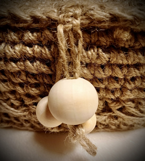 UNI Boho obal na kapesníky háčkovaný z juty — foto 2
