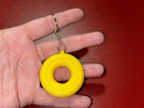 Fidget spinner přívěsek na klíče KRUH — foto 2