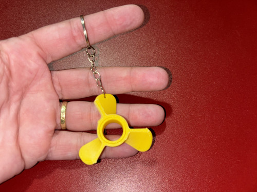 Fidget spinner přívěsek na klíče VRTULE — foto 2