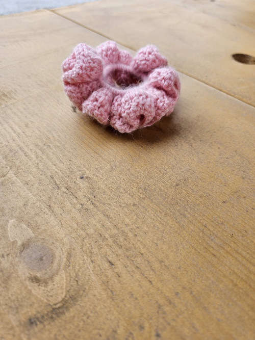 Růžová scrunshie — foto 2