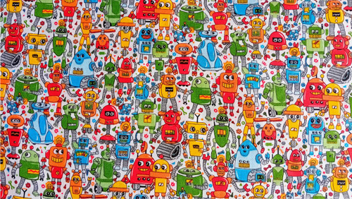 Capáčky - barevní roboti — foto 4