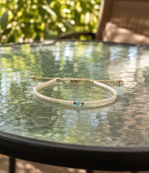 Náramek Aqua Belle *akvamarín* — foto 3