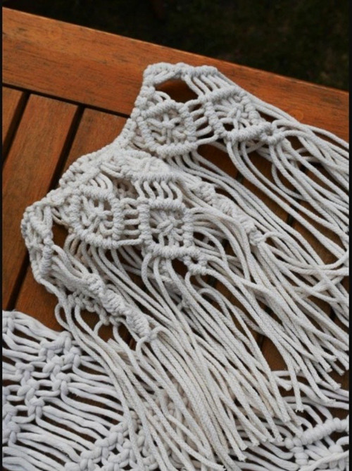 Lucerna macramé - diamonds — foto 4