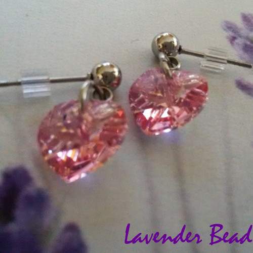 Náušnice Pink Love — foto 2