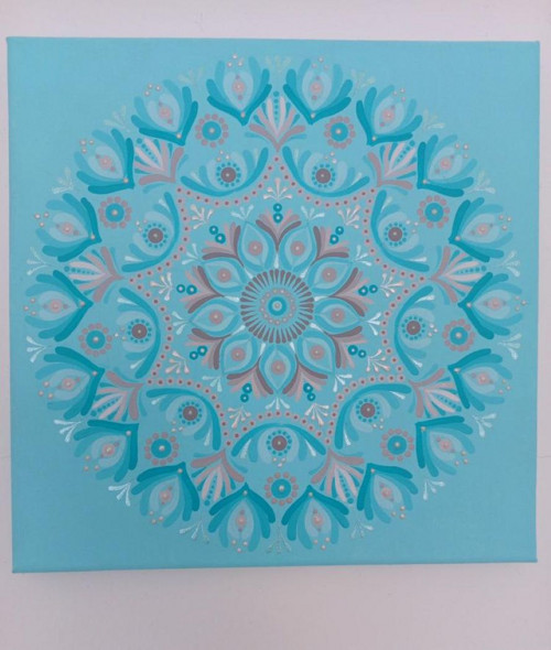 Mandala " MÉ JÁ " - 3x 30 x 30 cm — foto 4