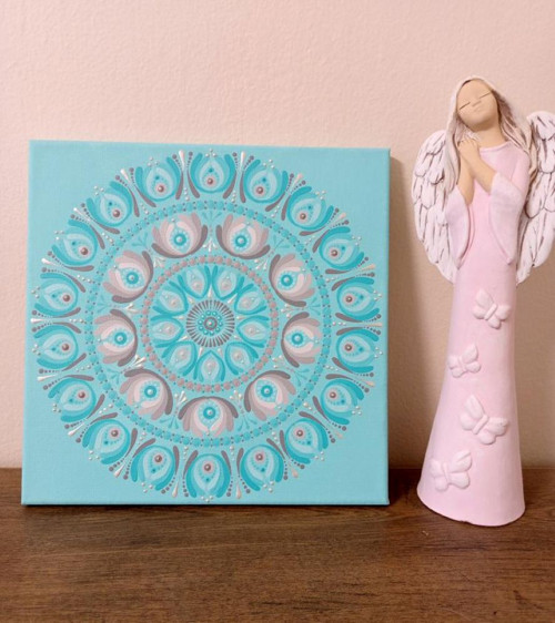Mandala " MÉ JÁ " - 3x 30 x 30 cm — foto 3