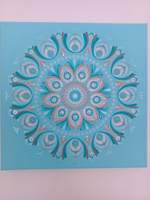 Mandala " MÉ JÁ " - 3x 30 x 30 cm — foto 5
