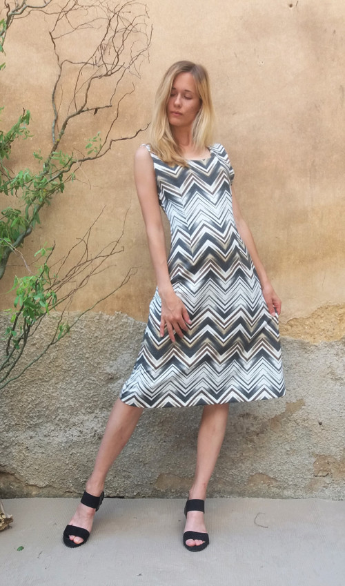 Elegantní Černohnědý Chevron Sleva!! — foto 5
