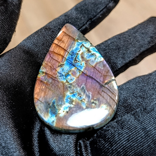 Labradorit, ID 5727, 63x36 mm — foto 3