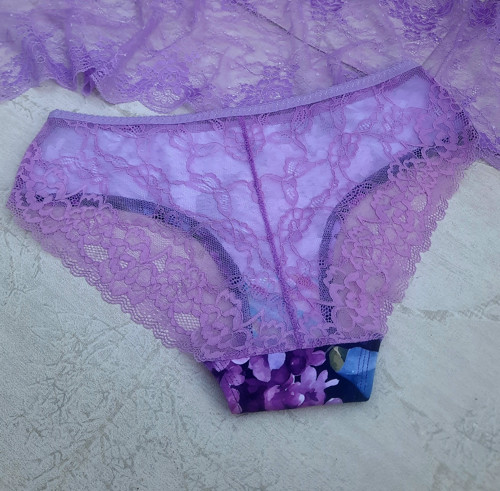 Kalhotky tmavé šeříky, vel. 48 — foto 3