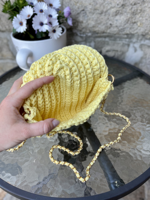 Kabelka psaníčko yellow — foto 3