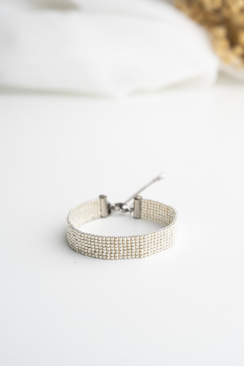 Náramek "Elegant Wide Silver" — foto 2