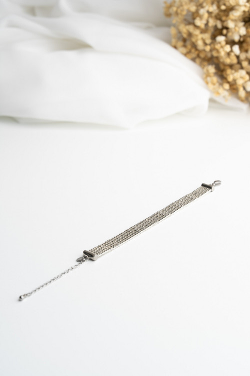 Náramek "Elegant Wide Silver" — foto 3