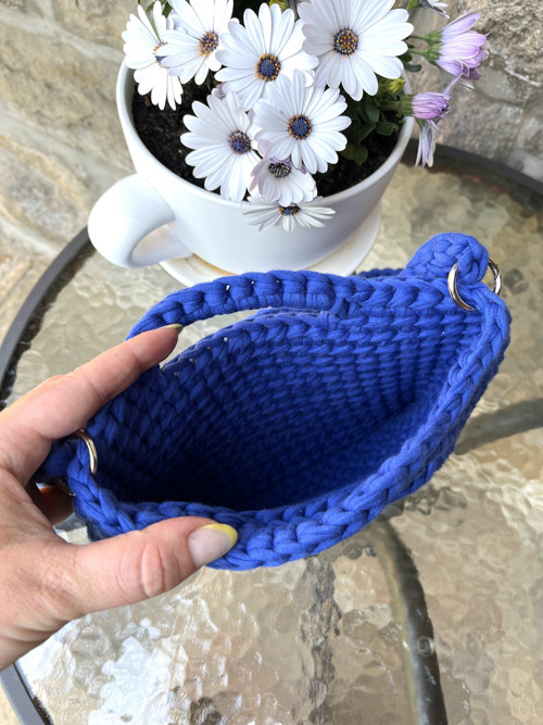 Crossbody kabelka Naty blue — foto 4