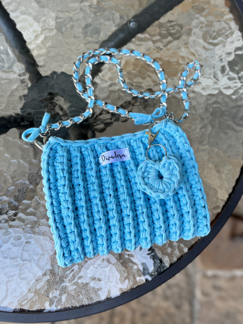 Mini kabelka little love blue — foto 2