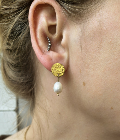 Pearl Textured Disc Gold — foto 4
