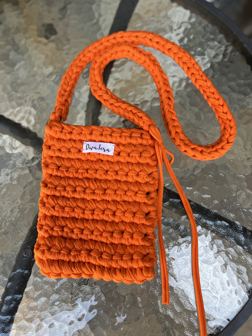 Kapsička na telefon orange — foto 4