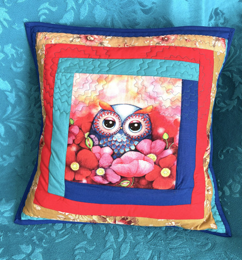 Polštář patchwork — foto 3