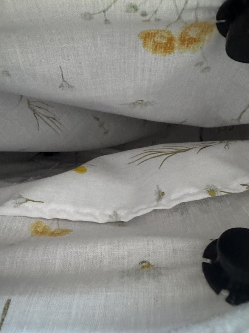 Vnitřní taška pro obag mini bílá s kvítky — foto 5