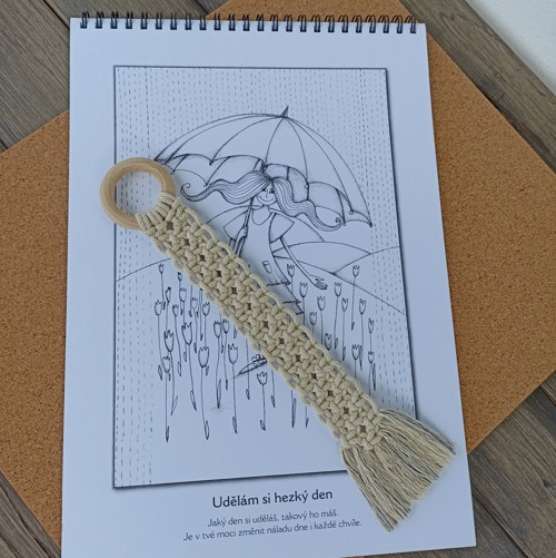 Macramé záložka do knihy — foto 5
