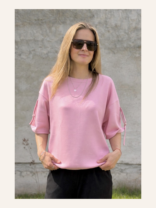 Basic halenka pudrová — foto 2