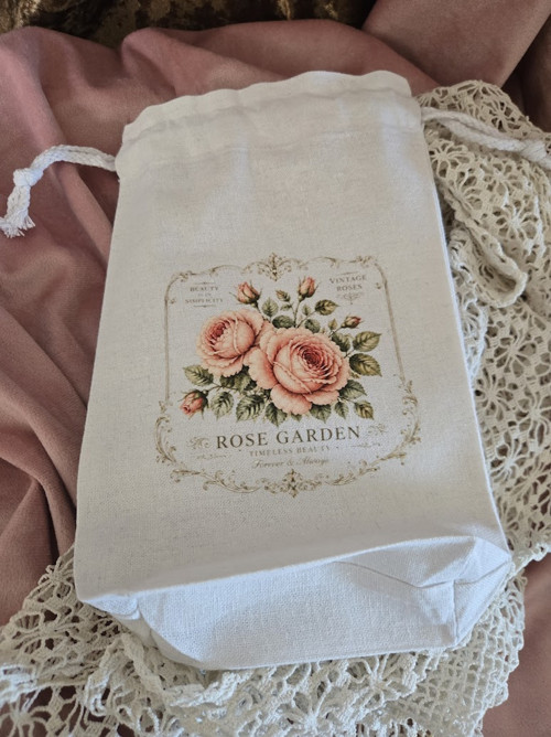 Romantický bavlněný pytlík „Rose Garden“ — foto 6