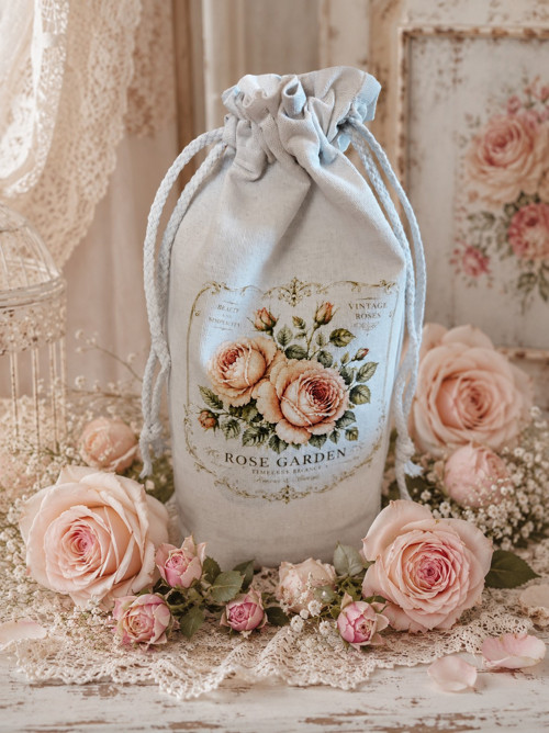 Romantický bavlněný pytlík „Rose Garden“ — foto 3