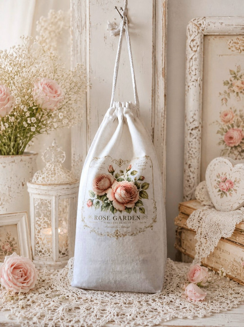 Romantický bavlněný pytlík „Rose Garden“ — foto 4
