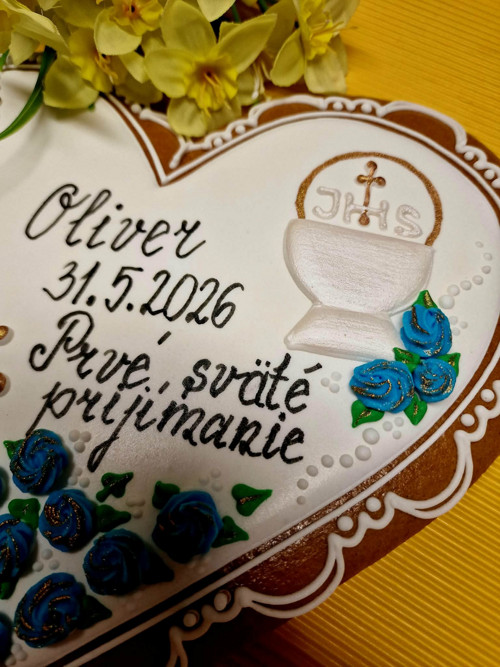 Perníkové srdce ke svatému přijímání — foto 6
