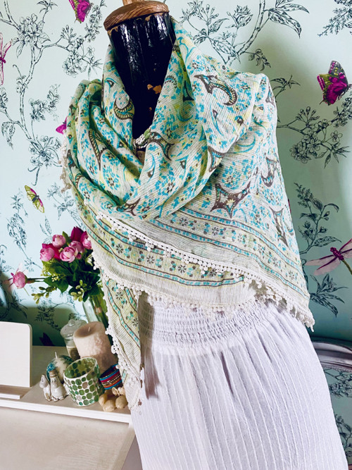 Šátek boho paisley — foto 3