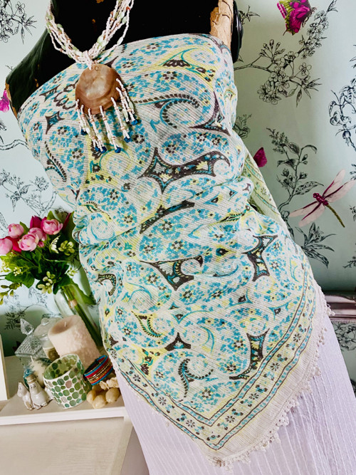 Šátek boho paisley — foto 2