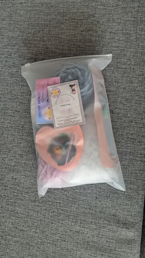 Háčkovací set Oslík Emil (úroveň 2) — foto 2
