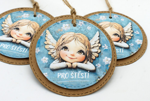 Visačky pro štěstí - 3 ks — foto 2