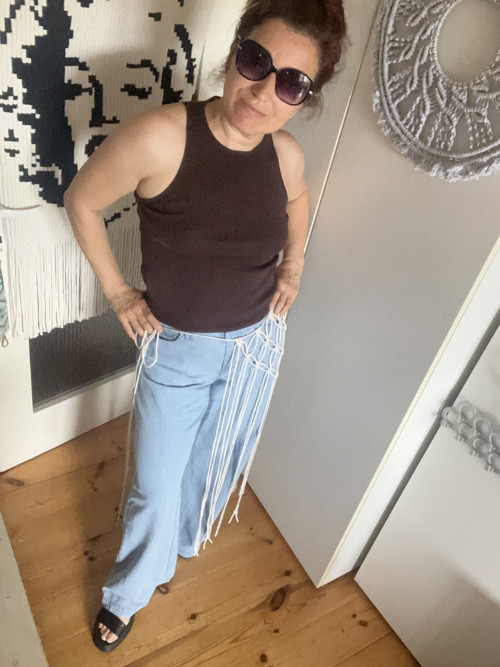 Boho pásek s třásněmi — foto 3