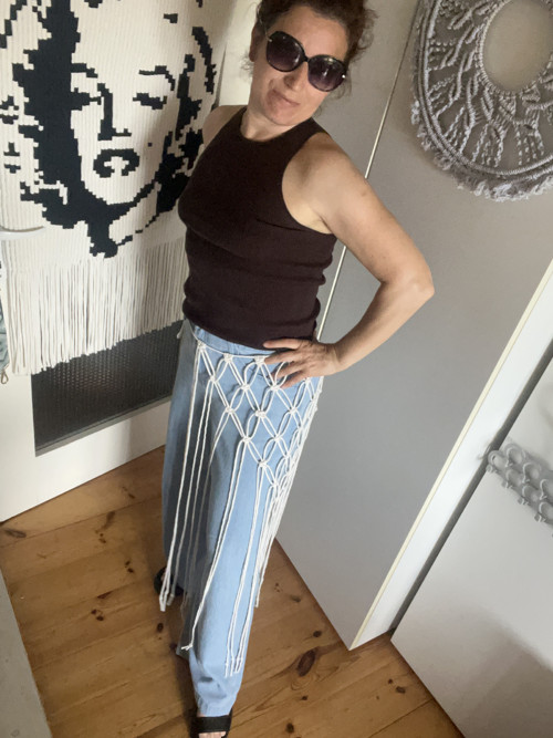 Boho pásek s třásněmi — foto 4