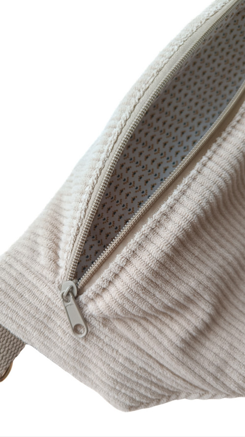 Ledvinka manšestr BEIGE — foto 2