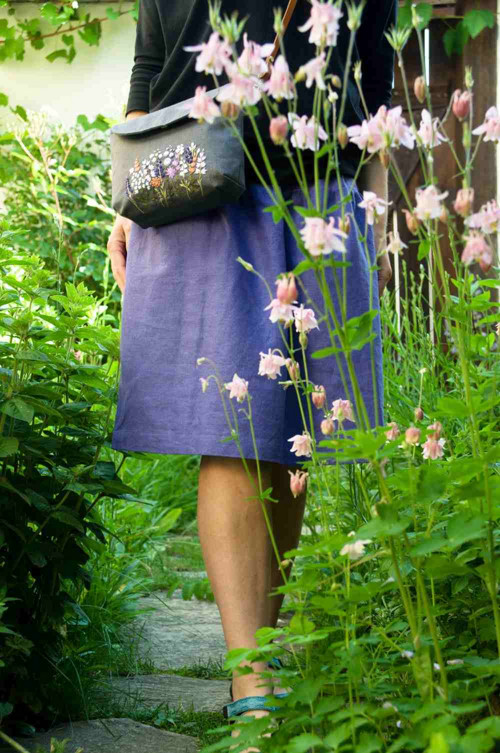 SUKNĚ lavande blue — foto 3