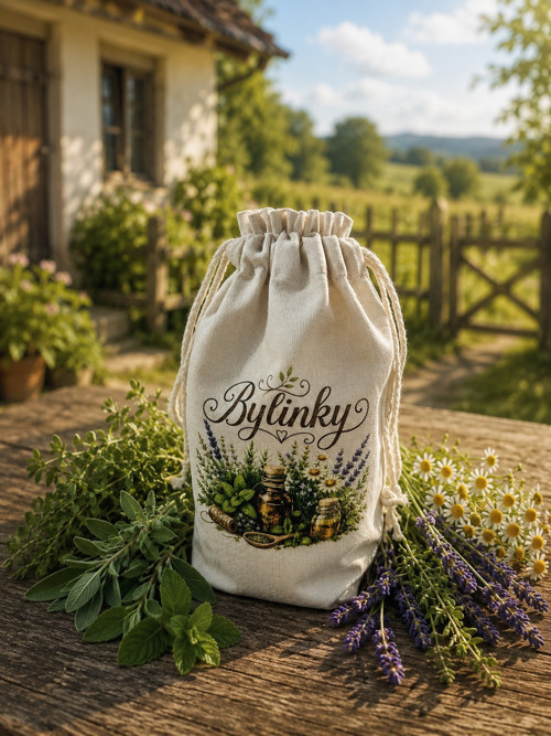 Bylinkový pytlíček v přírodním stylu — foto 6
