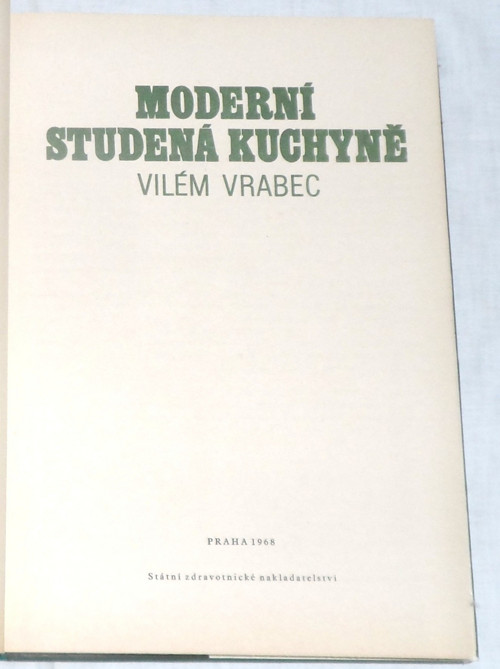 Vilém Vrabec: Moderní studená KUCHYNĚ, 1968 — foto 2