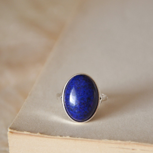 Prstýnek " Vesmír " (lapis lazuli) — foto 2