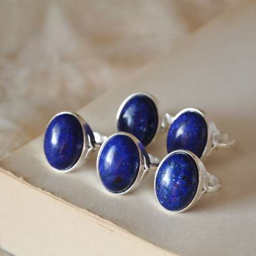Prstýnek " Vesmír " (lapis lazuli) — foto 4