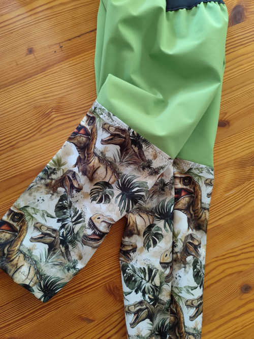 Letní softshellové kalhoty 110 - dinosauři — foto 2