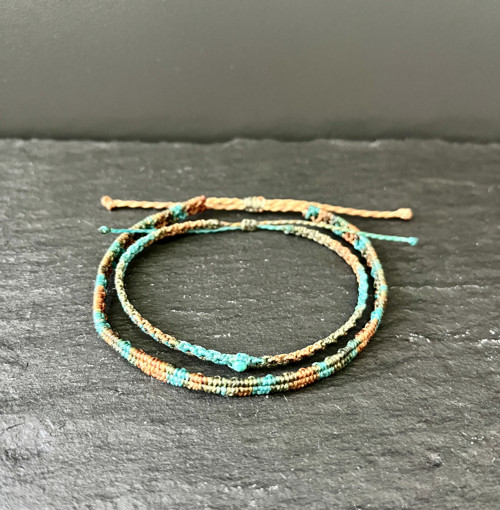 Mikromacramé náramky pro dva — foto 4