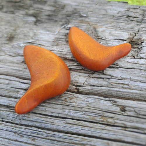 Náušnice oranžové — foto 3