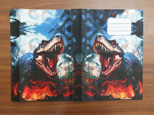 Obal na sešit A4 - dinosaurus — foto 2