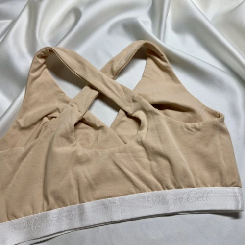 Braletka Olivia PLUS béžová (Vel. M / koš. E) — foto 4