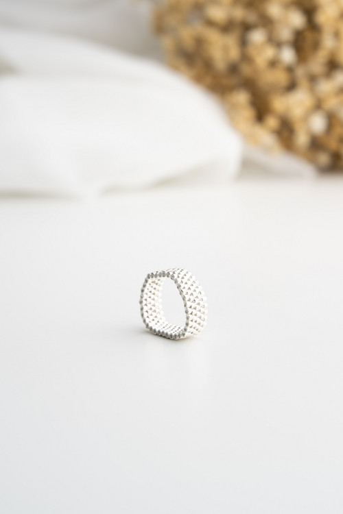 Prstýnek "Silver Thin" - Miyuki — foto 2