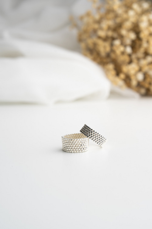 Prstýnek "Silver Thin" - Miyuki — foto 3